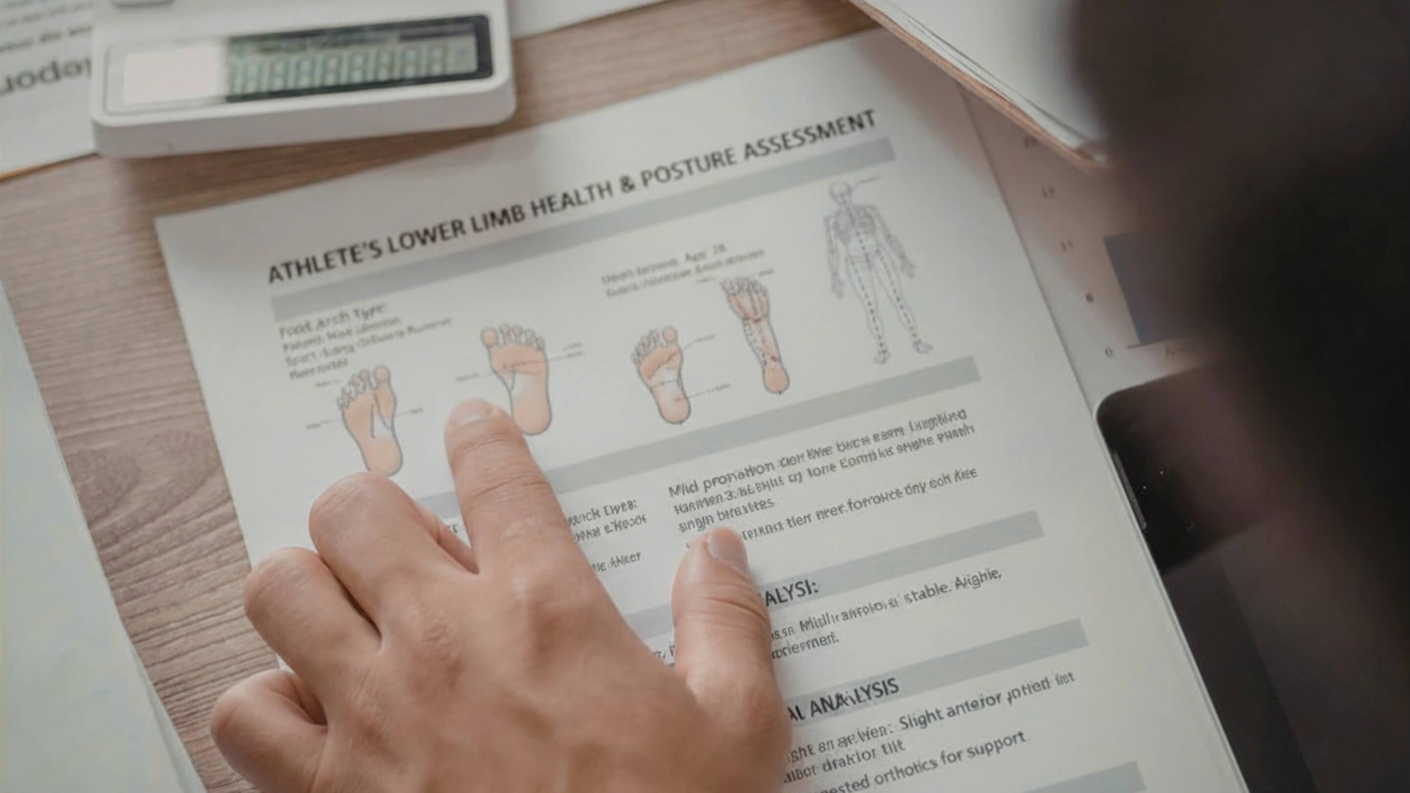 Tréner číta report na tablete